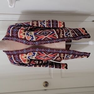 Forever 21, Size M, Aztec, Southwestern Open Cardigan, Excellent Condition